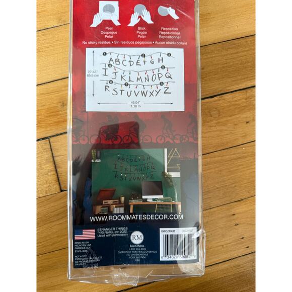 NWT Stranger Things Lights Wall Decal Set - Picture 4 of 5